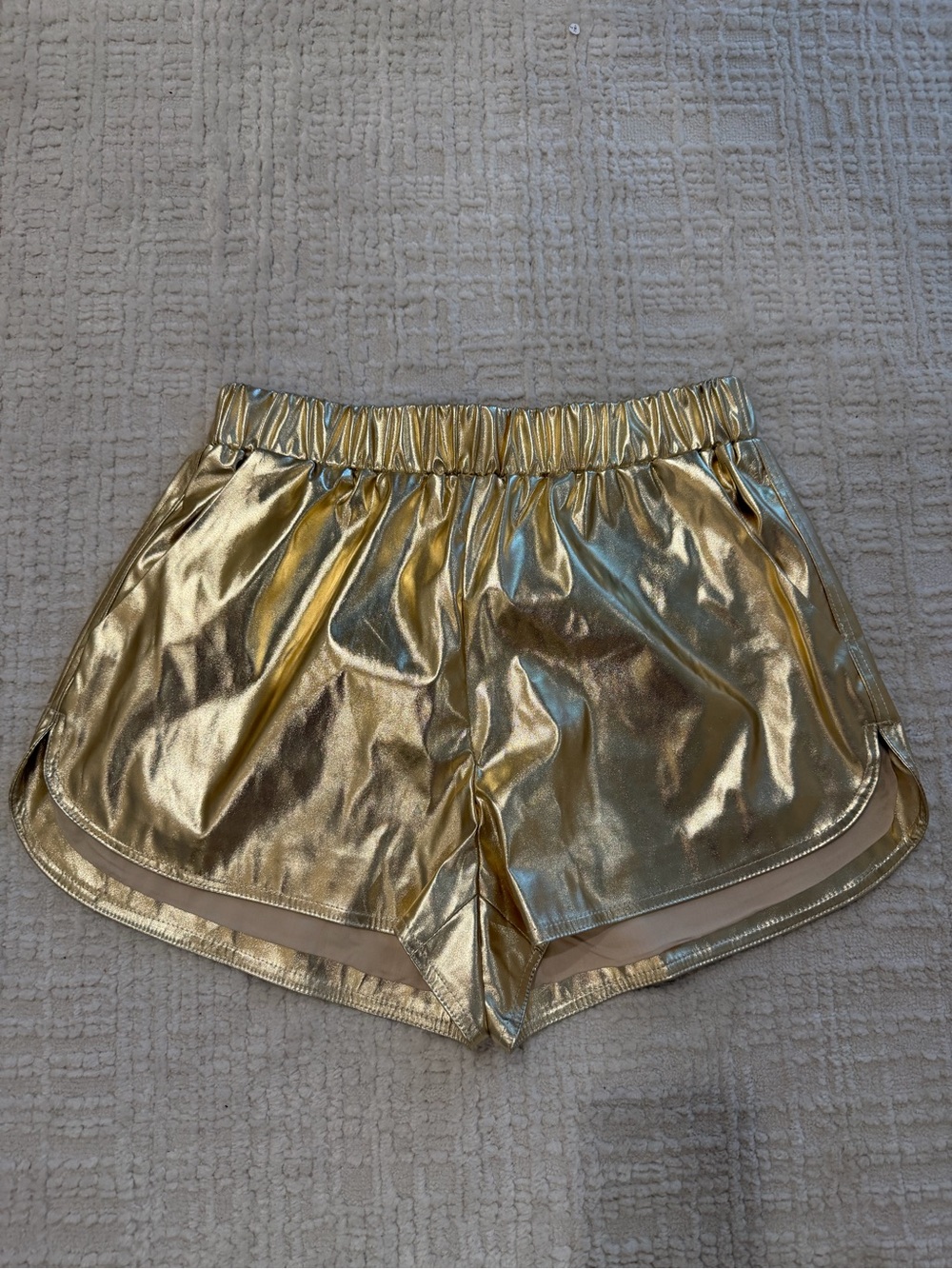 TCEC Metallic Gold shorts